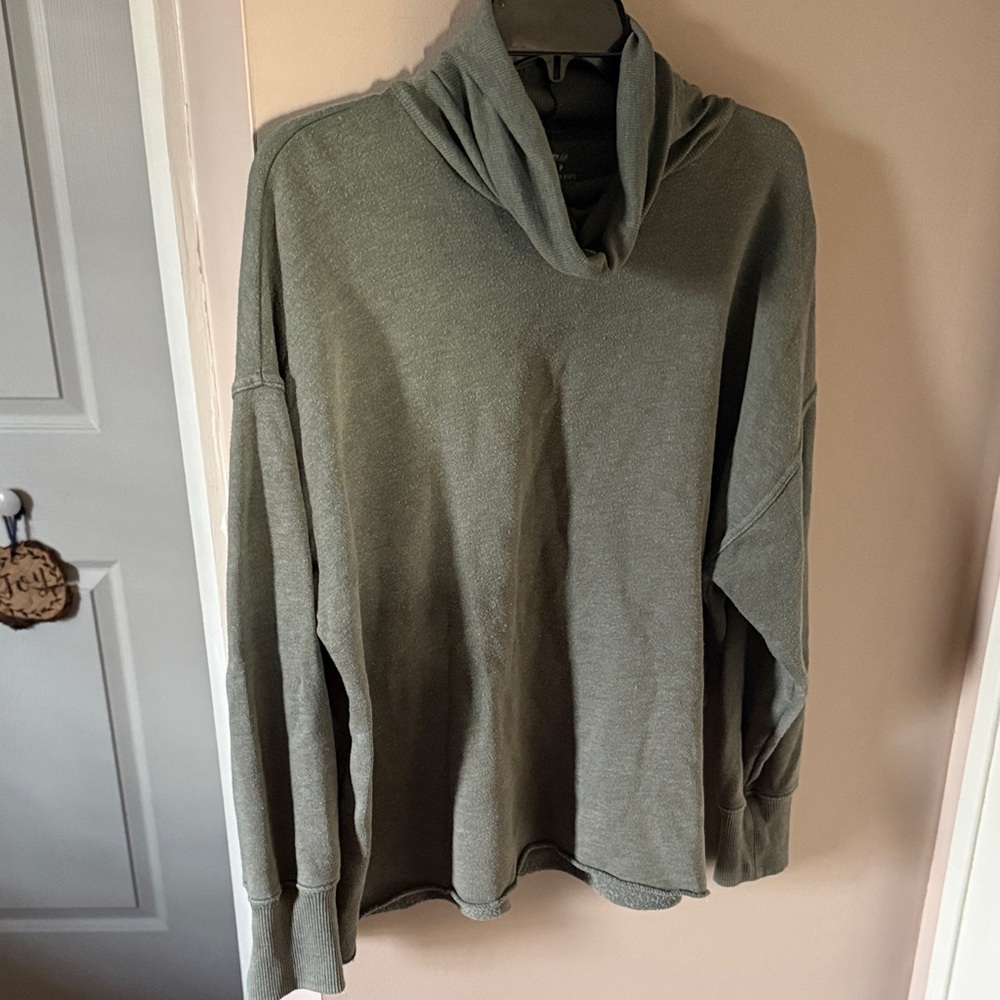 Aerie Sage Turtleneck Sweater